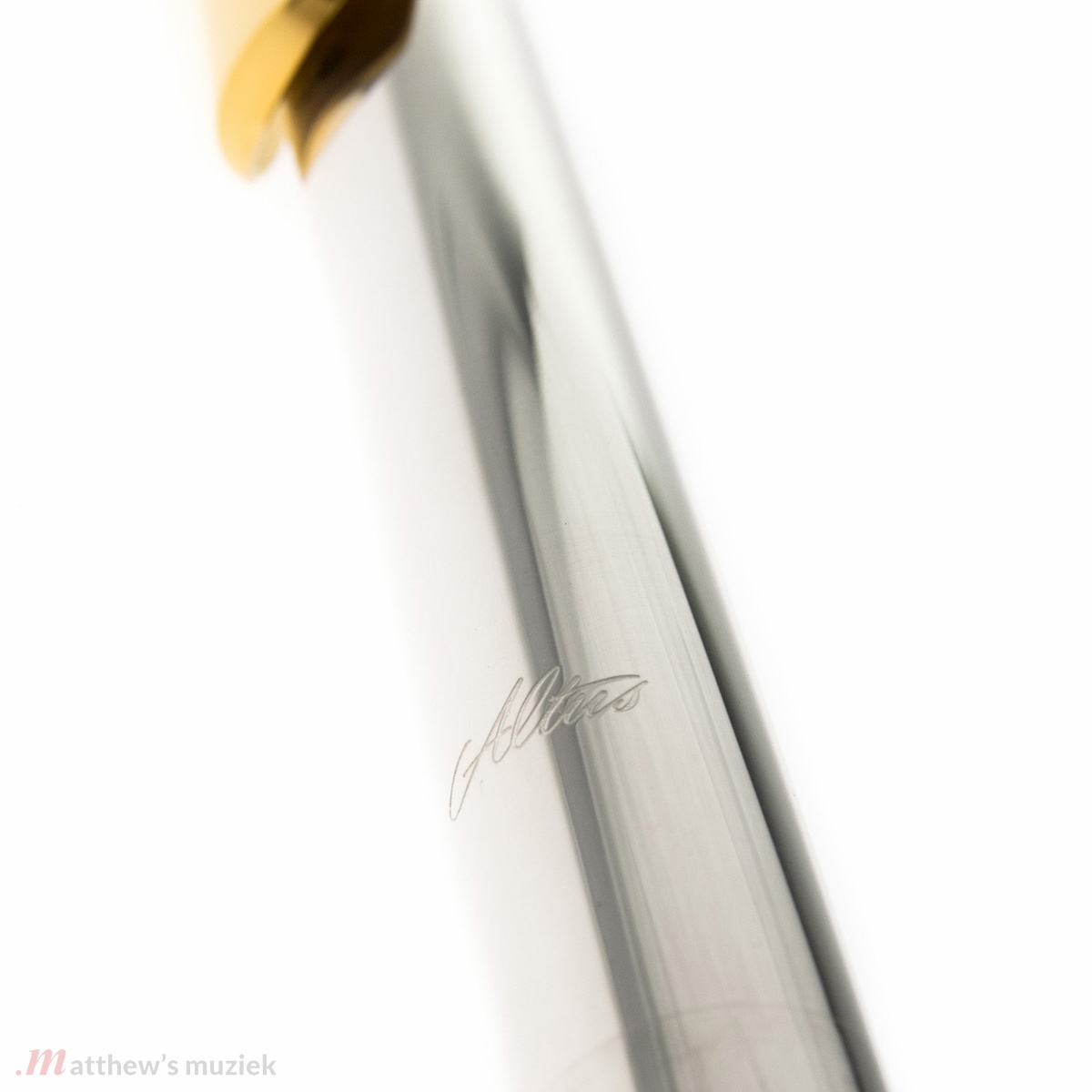 Altus Headjoint - S-Cut - Brittania Silver with Gold-Plated Lipplate and Riser