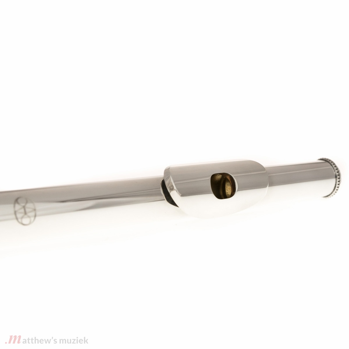 Anton Vroom Flute Headjoint - Sterling Silver with 9k Gold Riser - Style 3