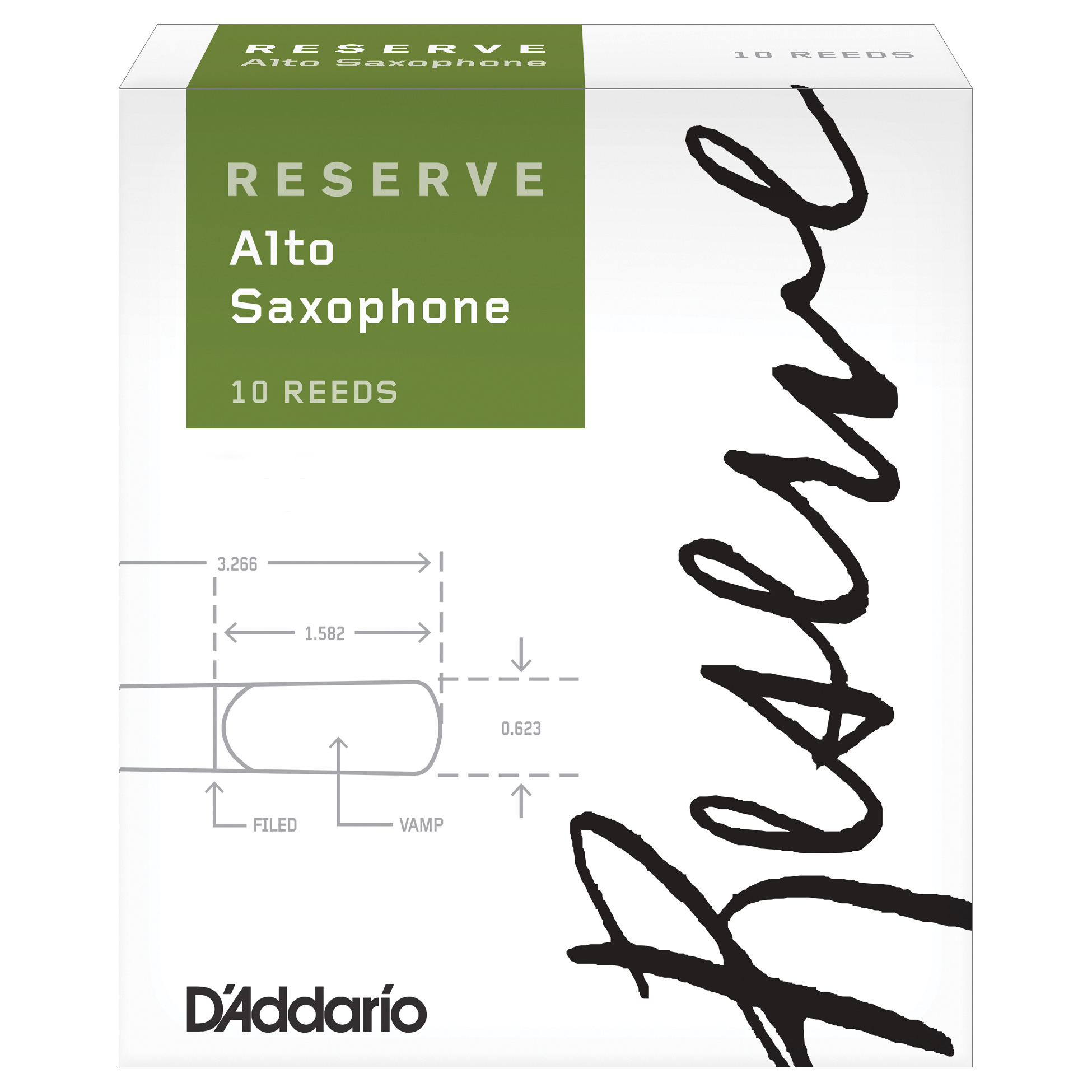 D'Addario Reserve Blätter - Altsaxophon