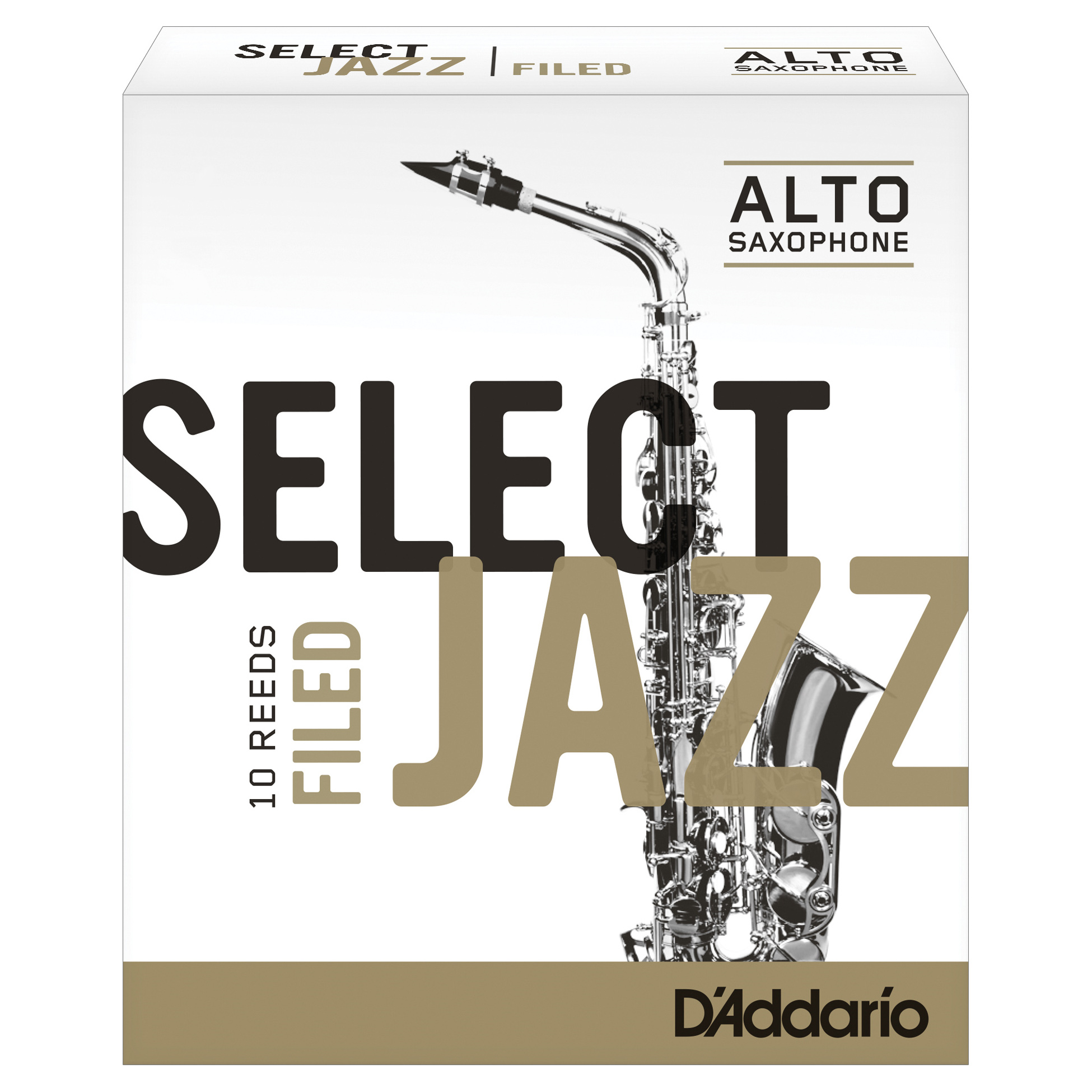 D'Addario Jazz Select Filed Rieten - Altsax (10 stuks)