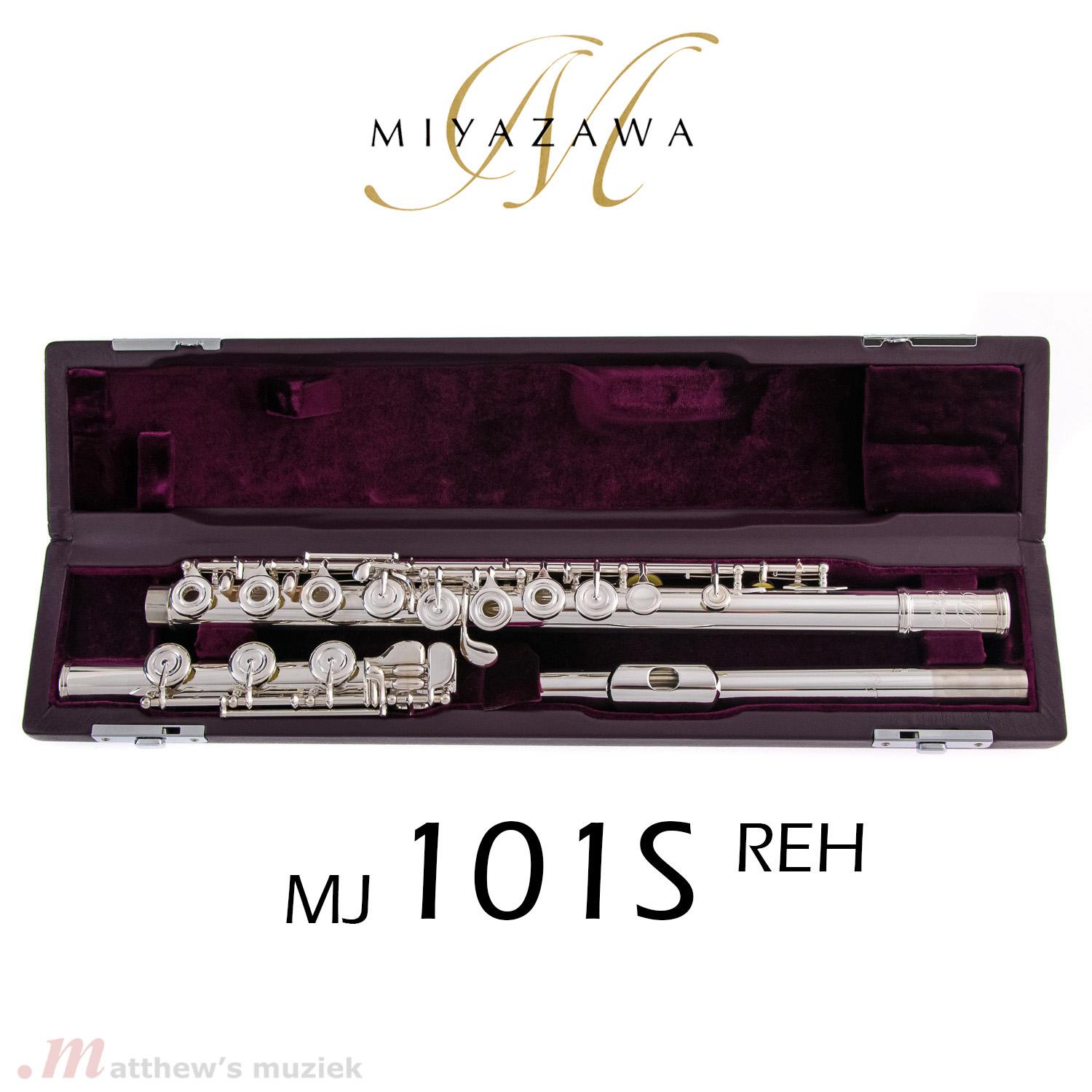 Miyazawa Dwarsfluit - MJ-101-SREH