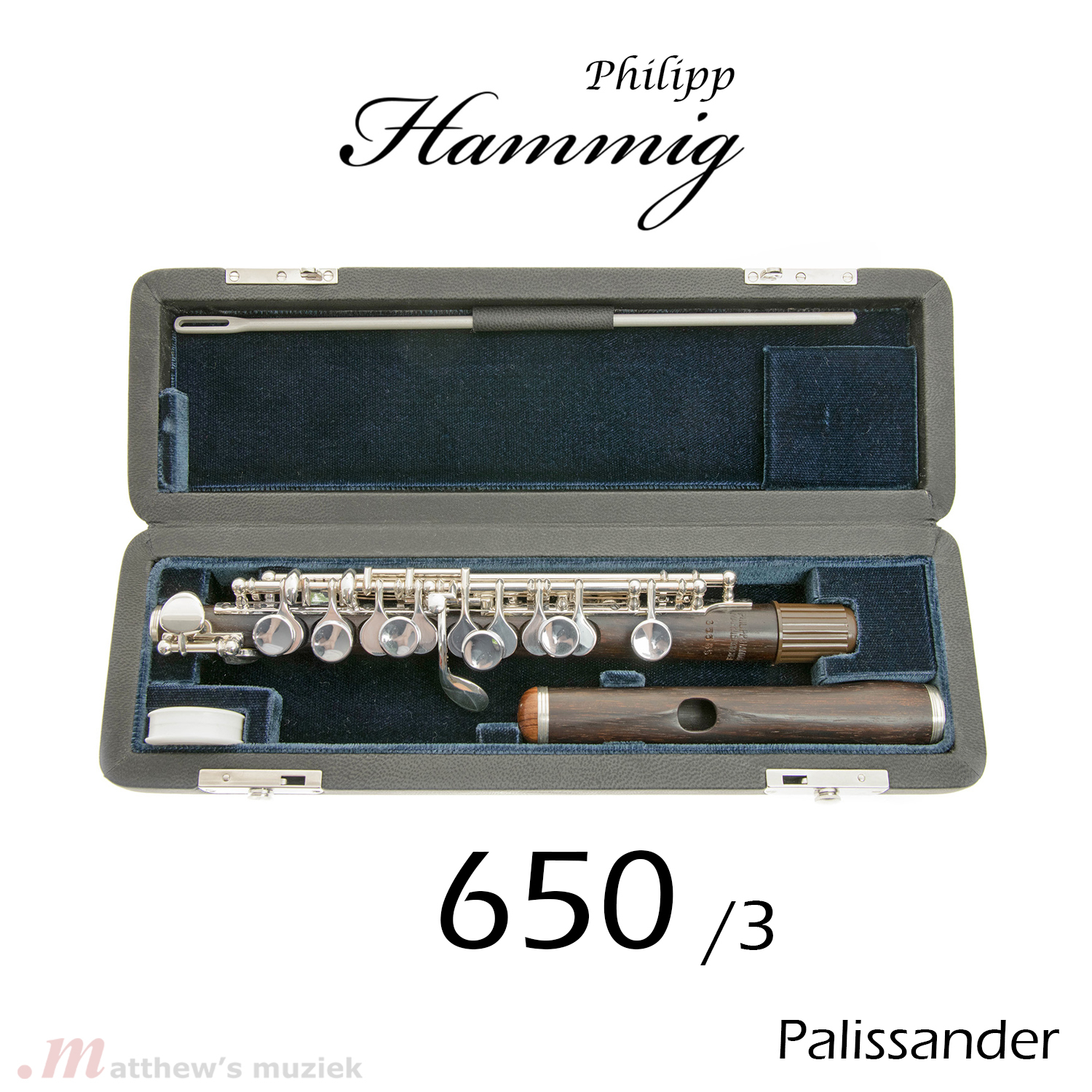 Philipp Hammig Piccoloflöte - 650/3 Palisander