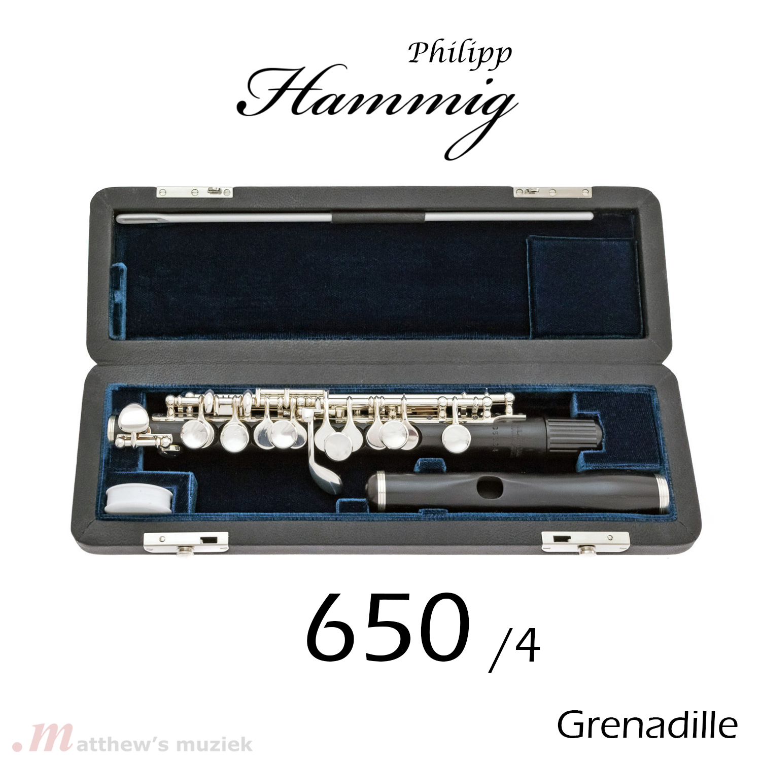 Philipp Hammig Piccolo - 650/4 Grenadille