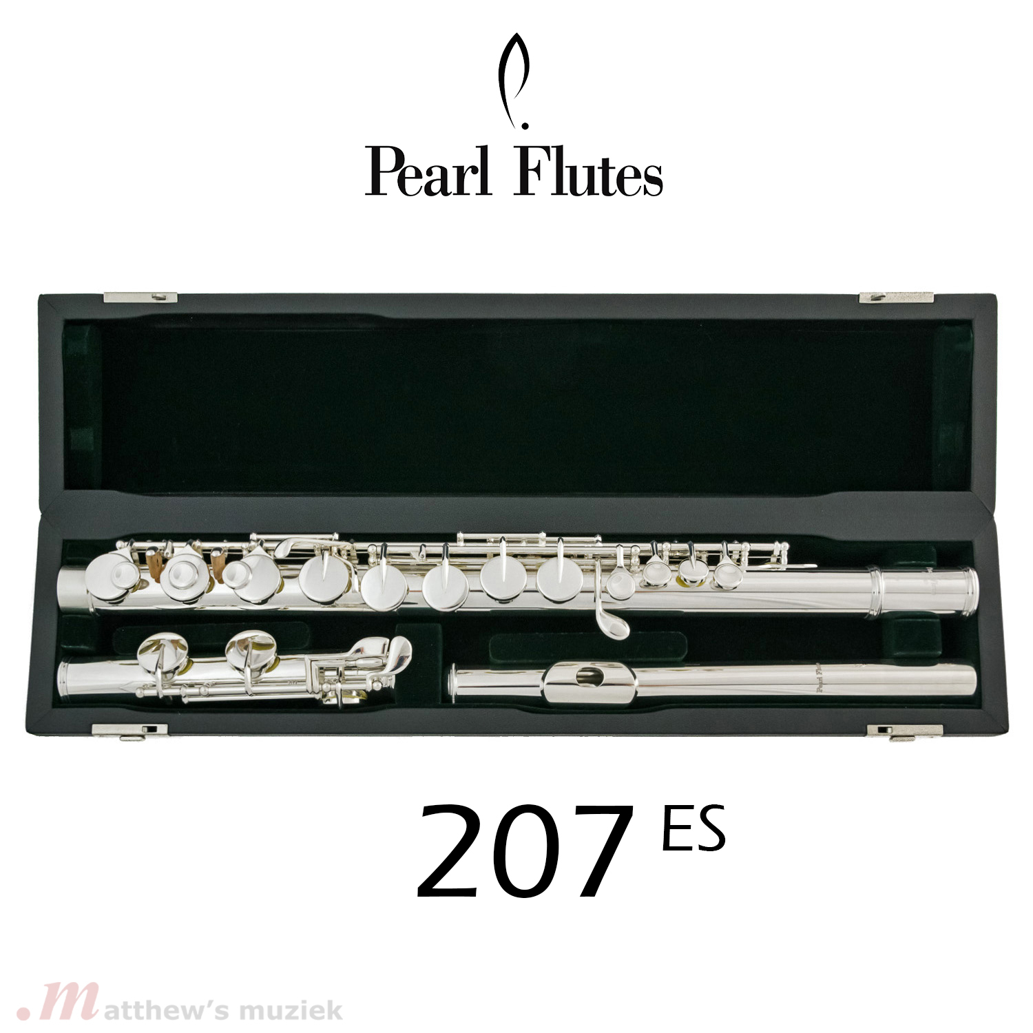 Pearl Alto Flute - 207 ES with Straight Head Joint