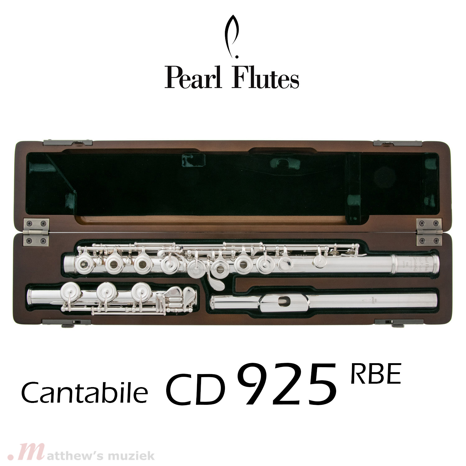 Pearl CD 925 RBE Cantabile Dwarsfluit