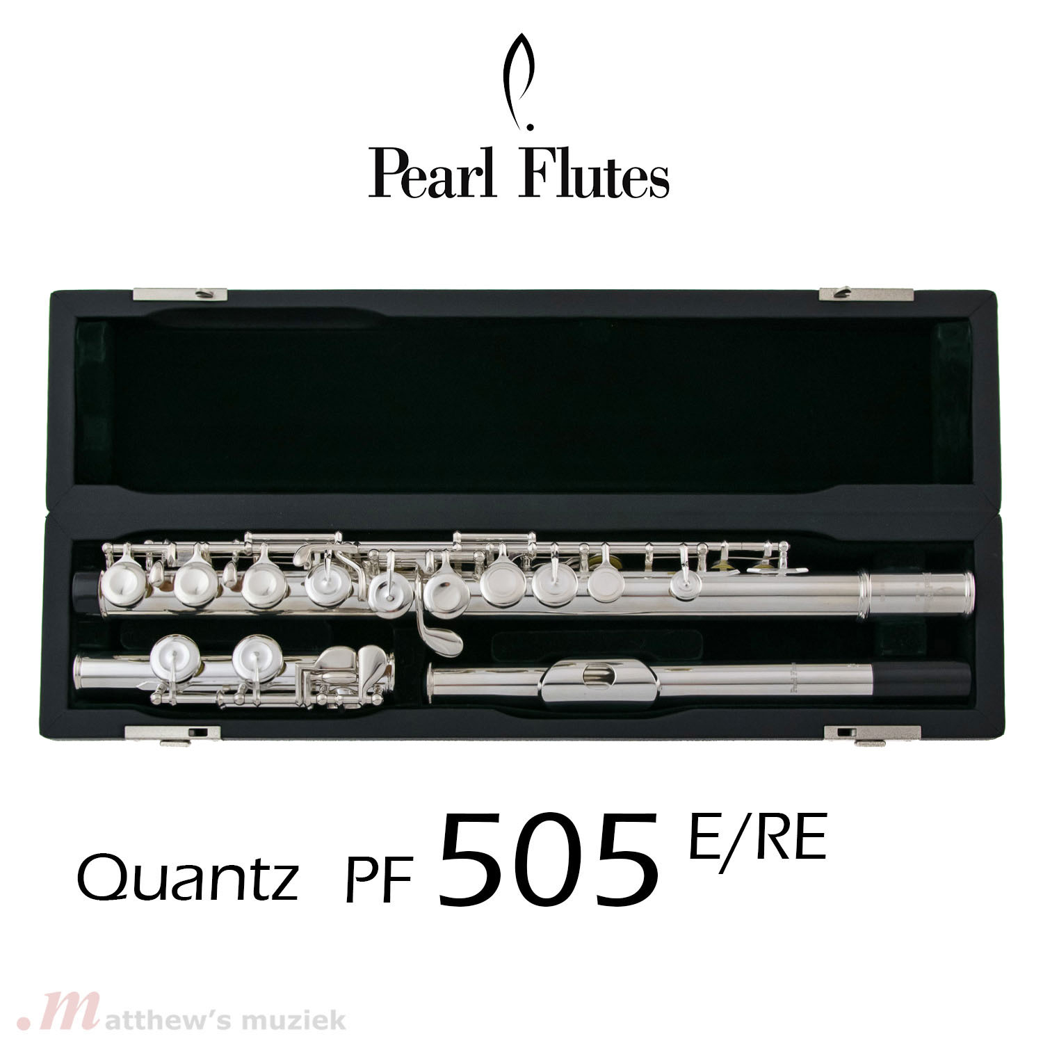 Pearl Dwarsfluit - Quantz 505 E / RE