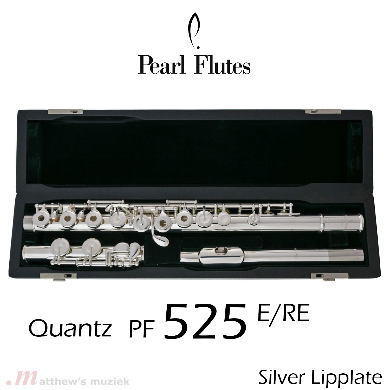 Pearl Dwarsfluit - Quantz 525 E / RE