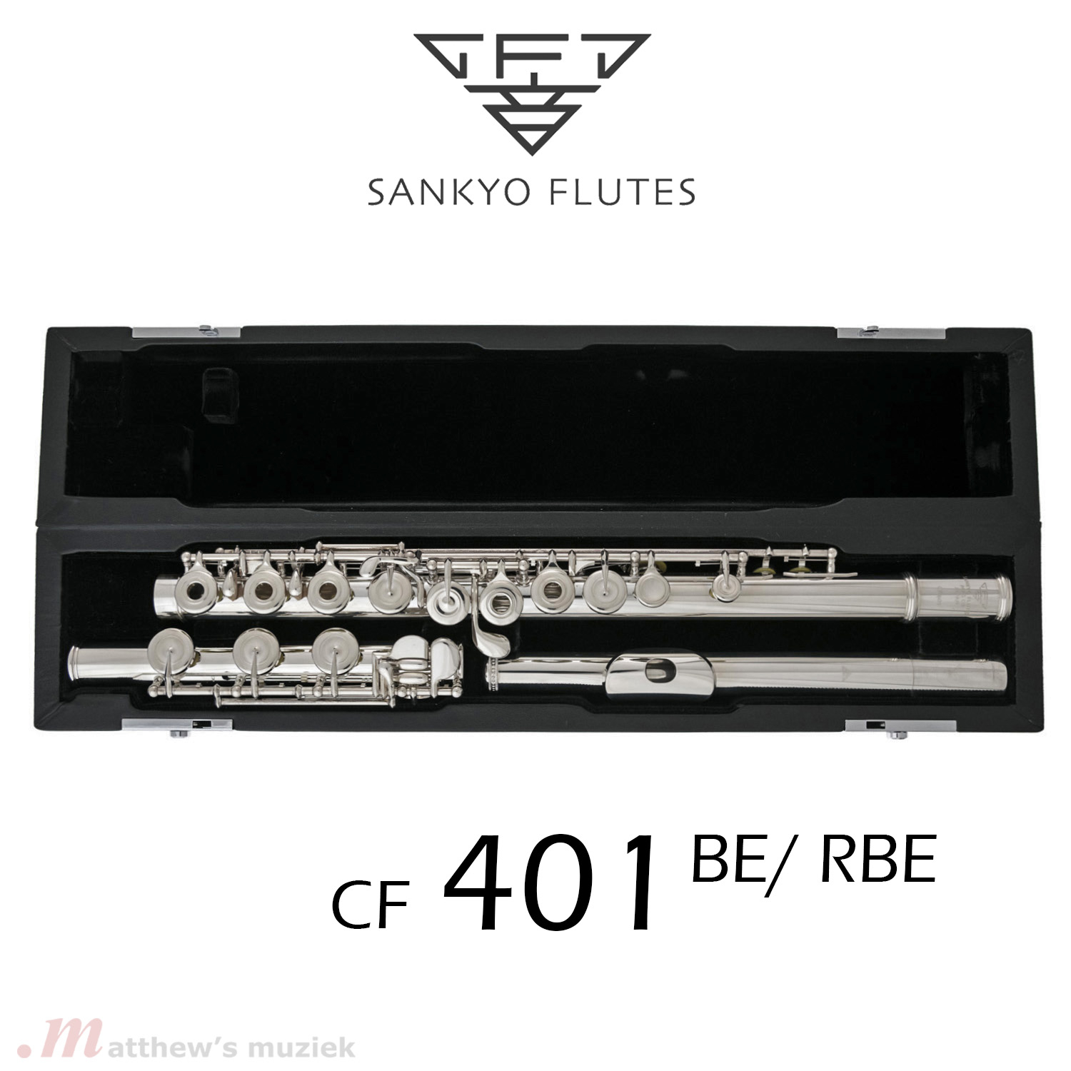 Sankyo Dwarsfluit - 401 BE Artist