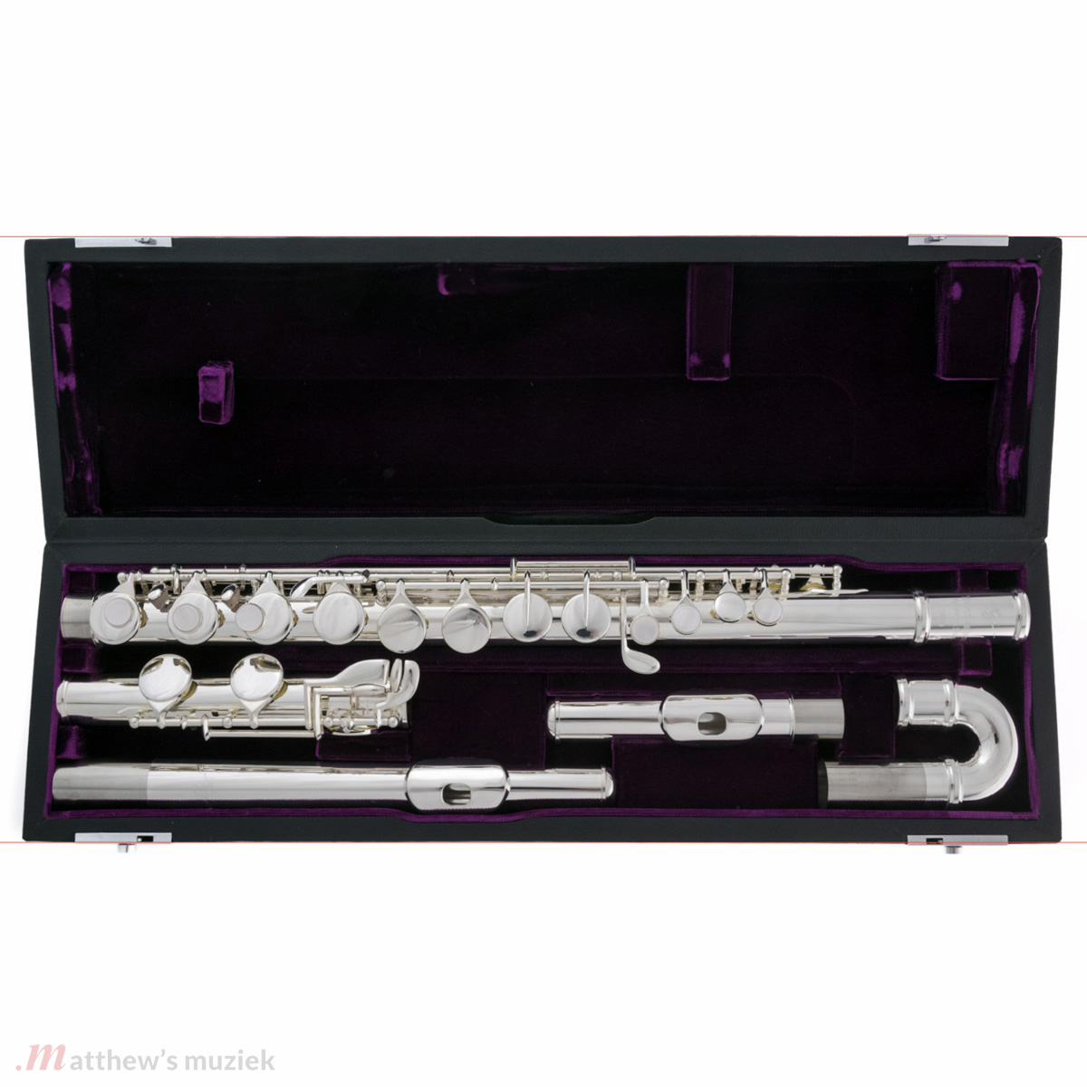 Trevor James Alto Flute - Performers Serie + Straight and Curved Head Joints - 33223 CD