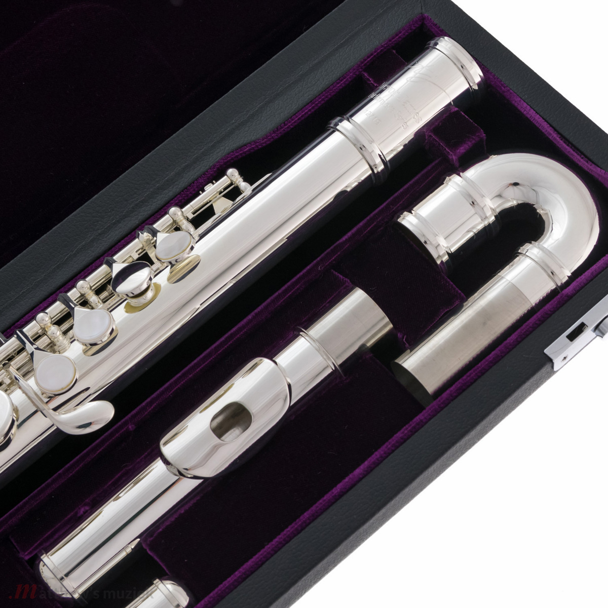 Trevor James Alto Flute - Performers Serie + Straight and Curved Head Joints - 33223 CD