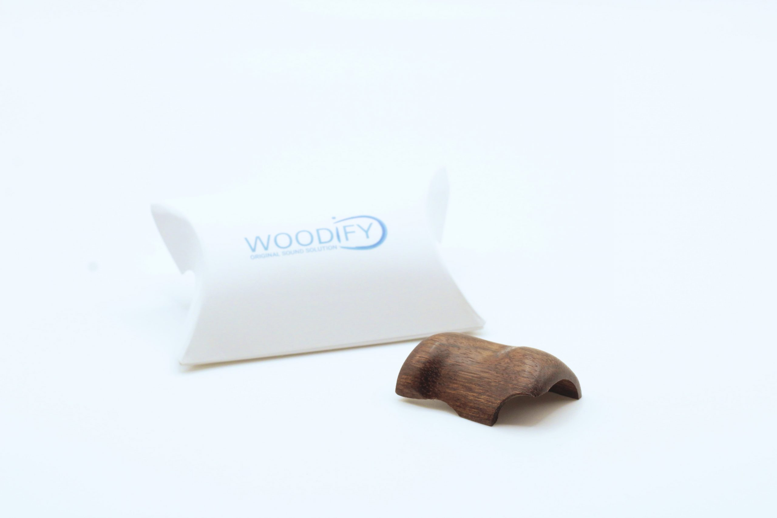 Woodify Wave Finger Stütze für Flöte - Ovangkol-Holz