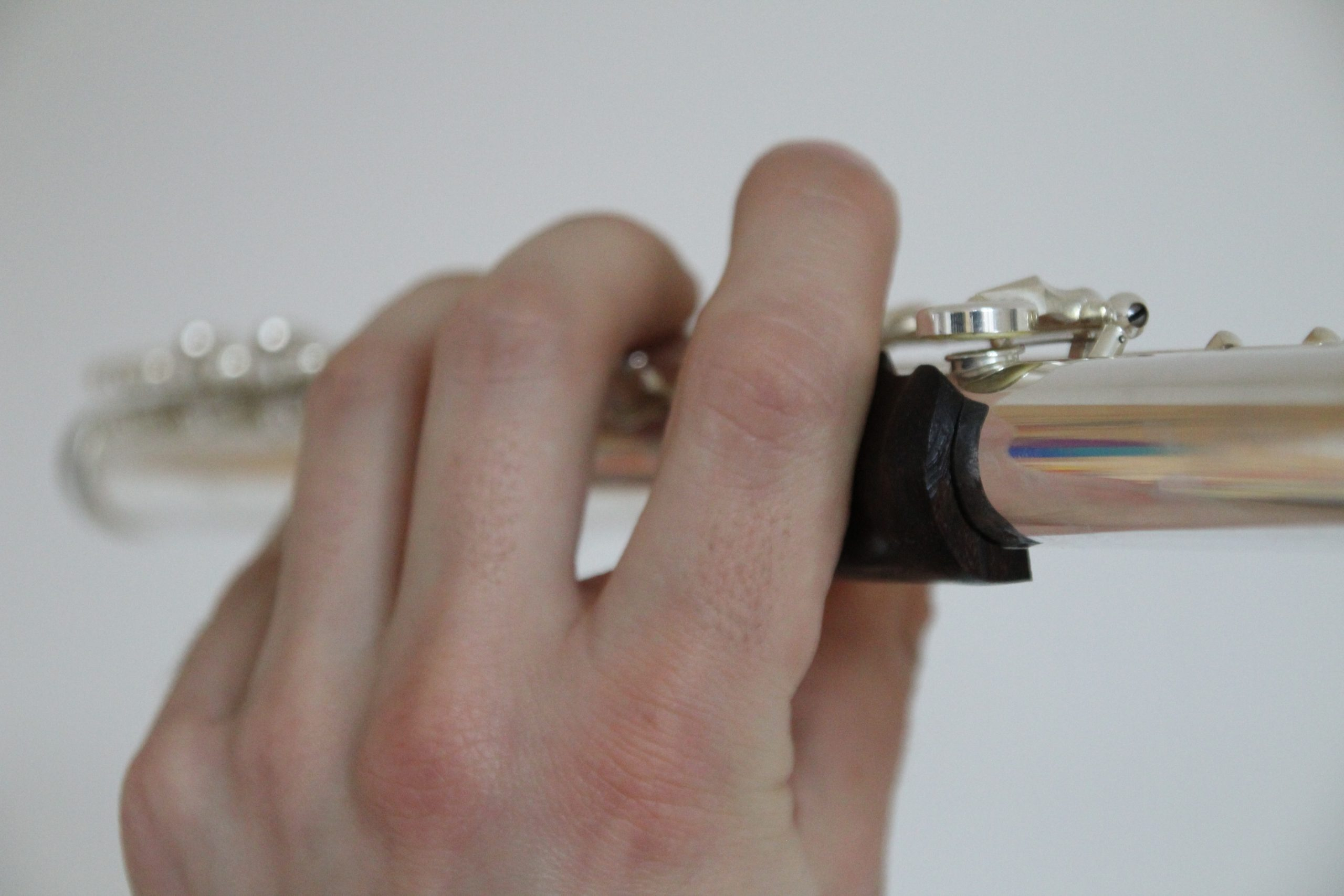 Woodify Wave Finger Stütze für Flöte - Grenadill